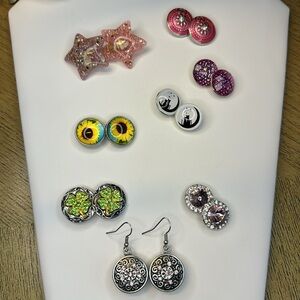 Interchangeable Snap Earring Set B